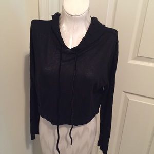Benjamin A. Cropped hoodie black size M